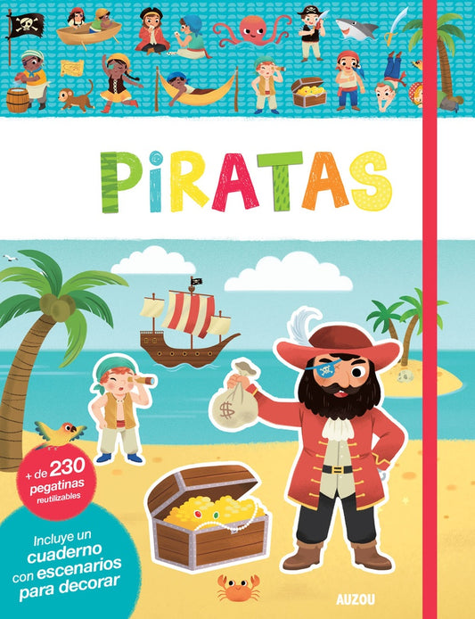 Mi primer libro de pegatinas. Piratas | Auzou