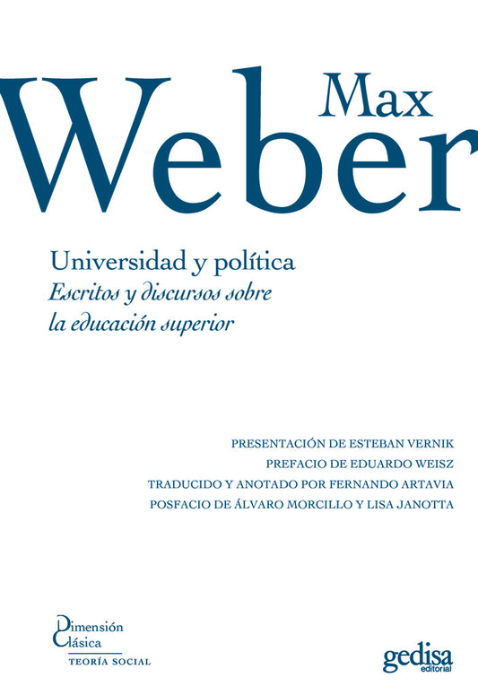 Universidad y política | MAX WEBER