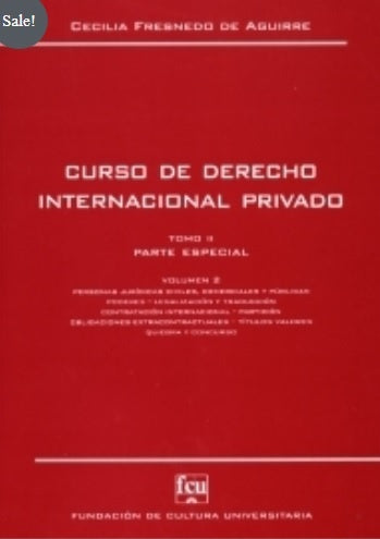 Curso de derecho internacional privado. Tomo 2. Parte especial. Vol. 2 | Cecilia Fresnedo de Aguirre
