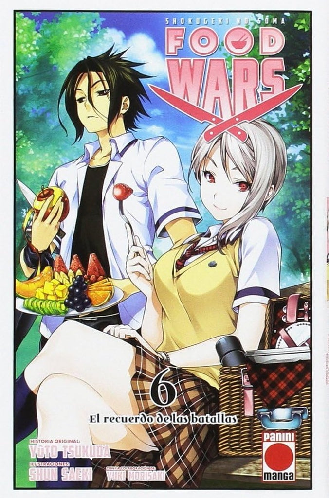 Food Wars 6: El recuerdo de las batallas | Tsukuda, Saeki