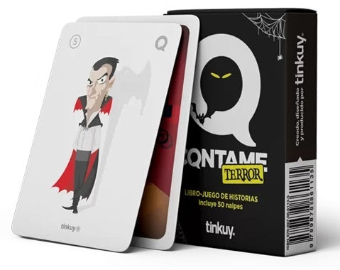 Contame Terror (libro-juego con naipes ilustrados para contar historias) | Tinkuy