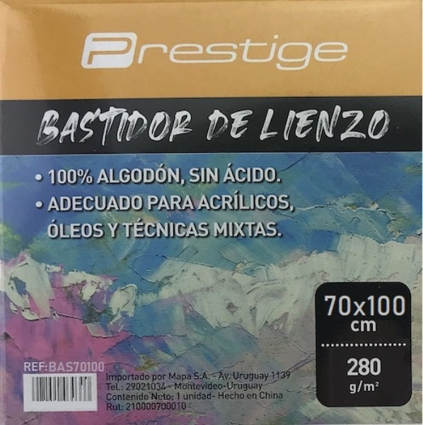 Bastidor de lienzo Prestige 70x100 cm 100% algodón 280 g/m²
| PAPELERÍA