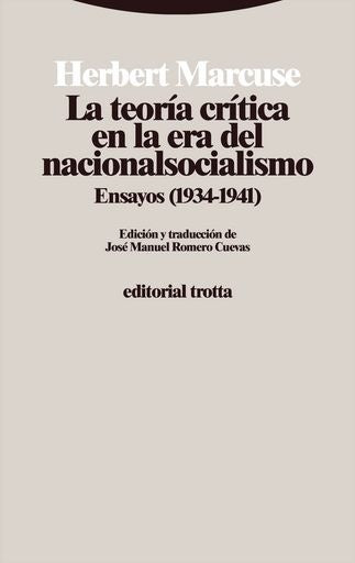 La teoría crítica en la era del nacionalsocialismo | Herbert Marcuse
