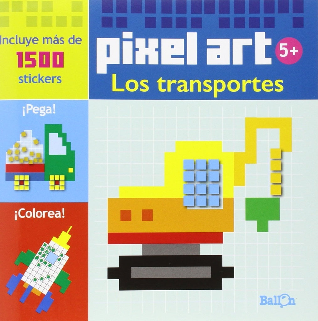 TRANSPORTES, LOS. PIXEL ART 5+