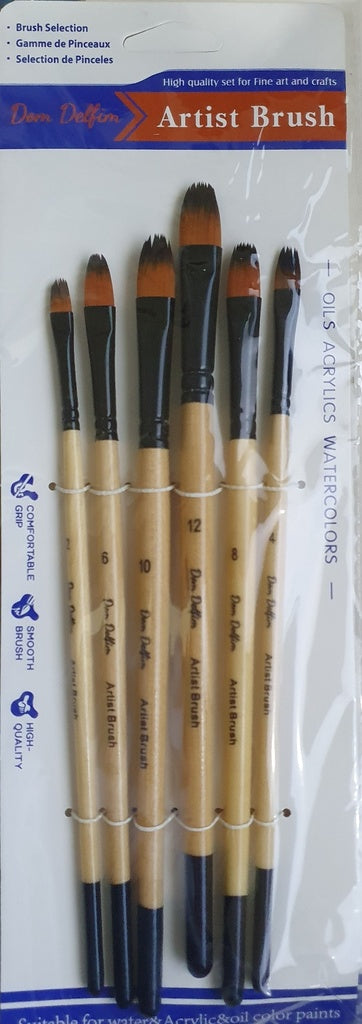Set de 6 pinceles lengua de gato Duro Delfín Artist Brush
| PAPELERÍA