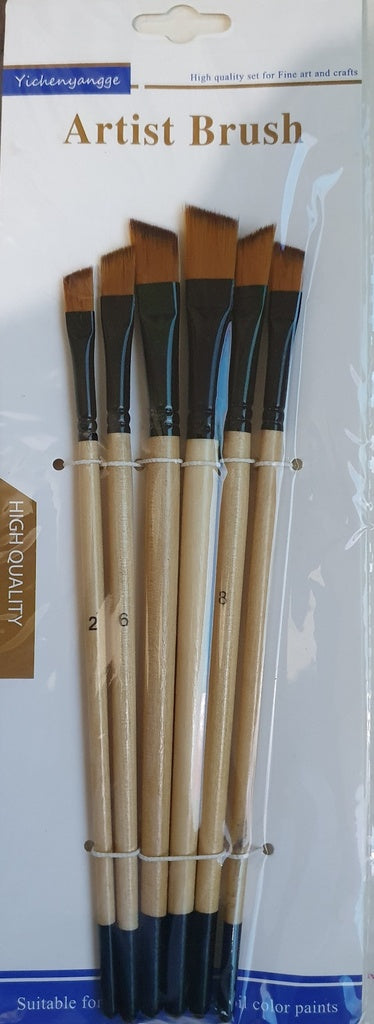 Set de 6 pinceles angulados Yichenyangge Artist Brush
| PAPELERÍA