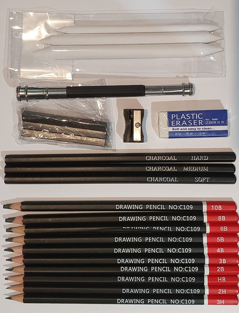 Set de lápices para dibujo y boceto 18 piezas
| PAPELERÍA
