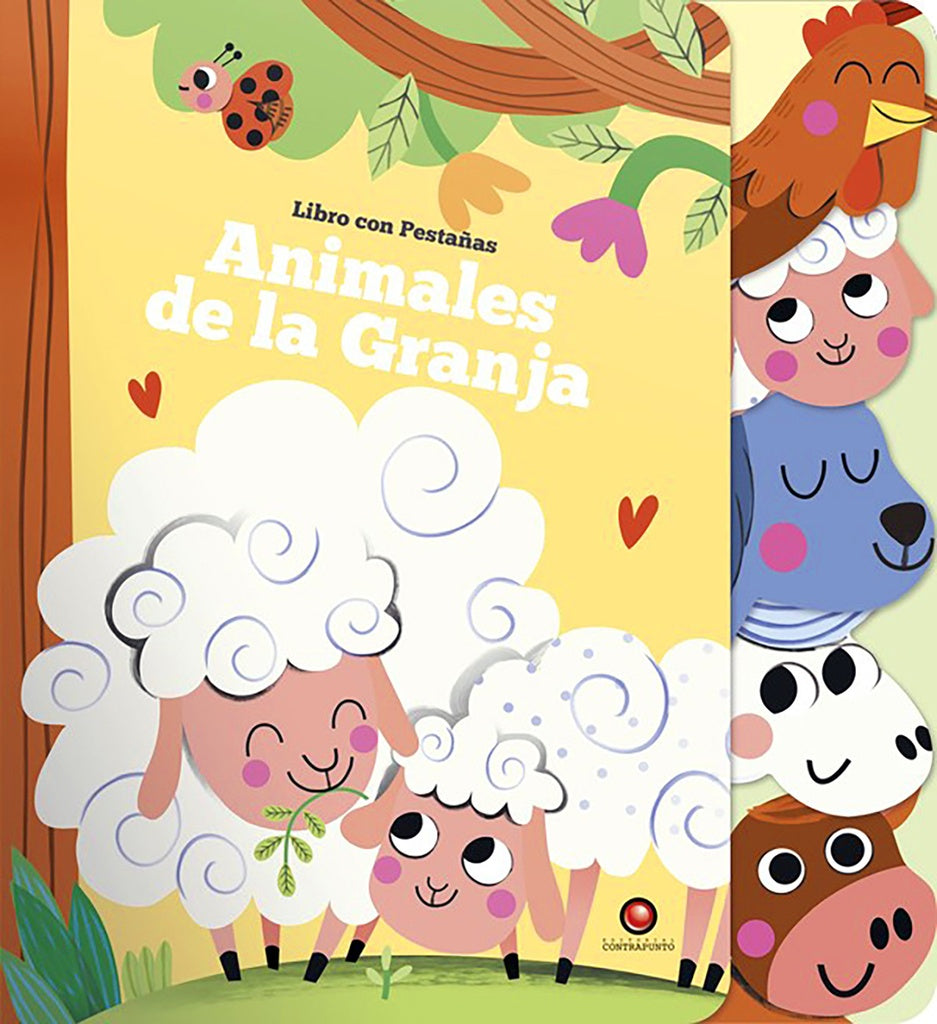 ANIMALES DE LA GRANJA. LIBRO CON PESTAÑAS