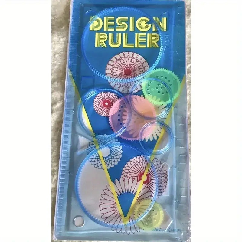 Regla espirógrafo creativa con engranajes plásticos
| PAPELERÍA