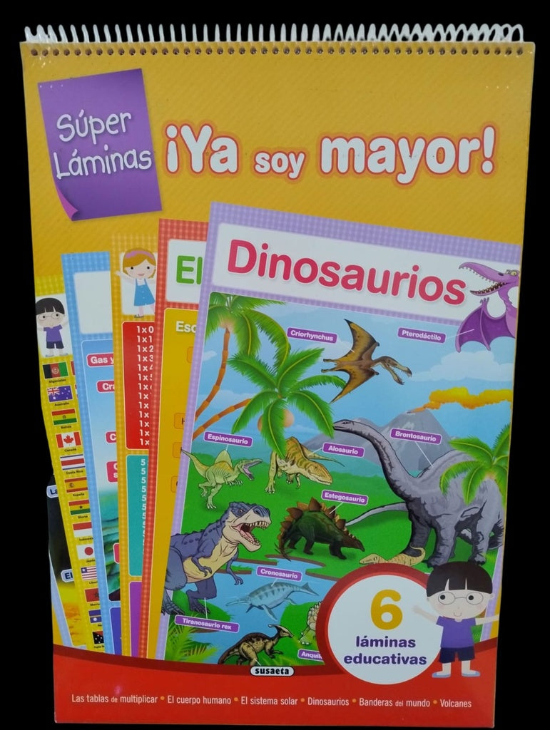 YA SOY MAYOR! DINOSAURIOS. SUPER LAMINAS