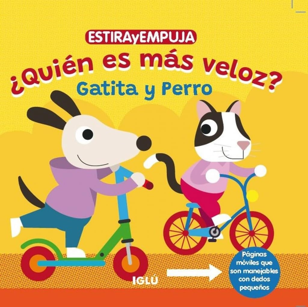Estira y Empuja. ¿Quién es más veloz? Gatita y Perro
| Iglu