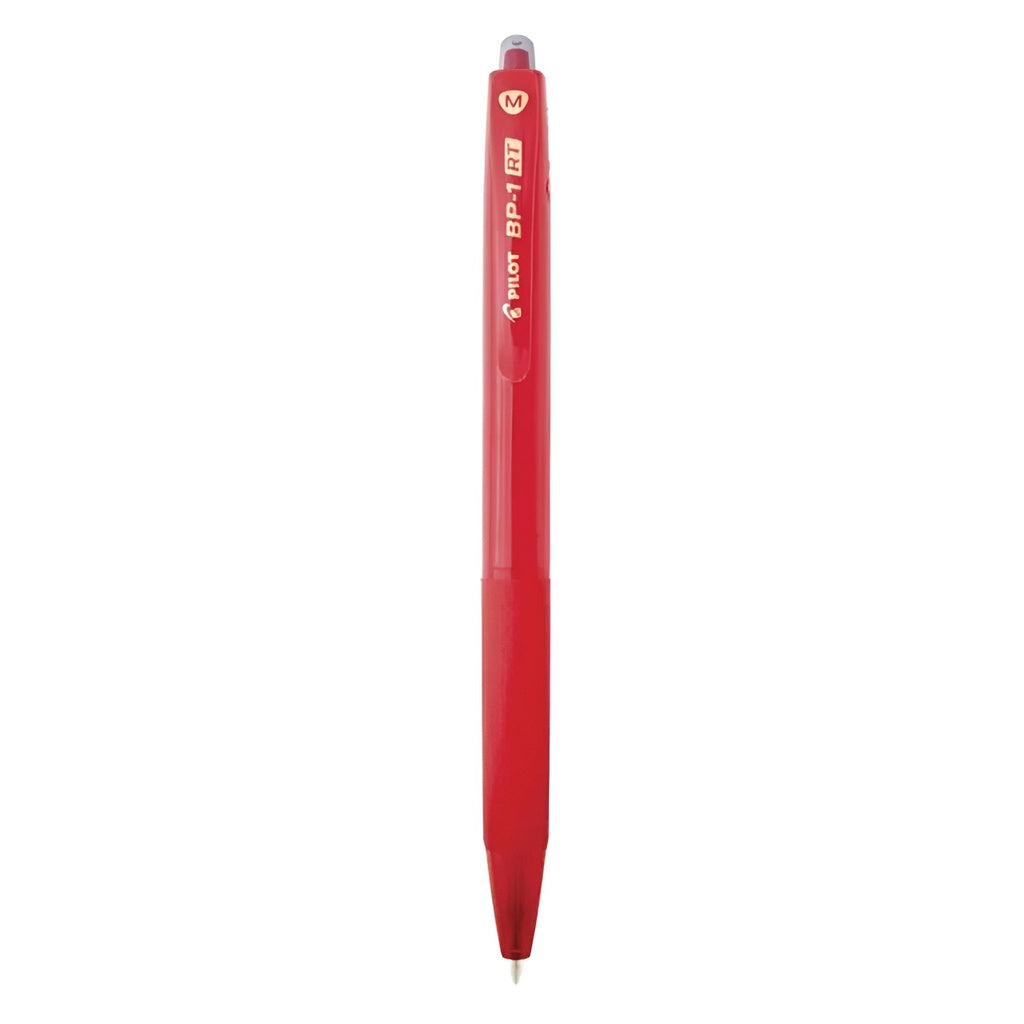 Bolígrafo negro Pilot retráctil BP1RT Medium | PAPELERÍA