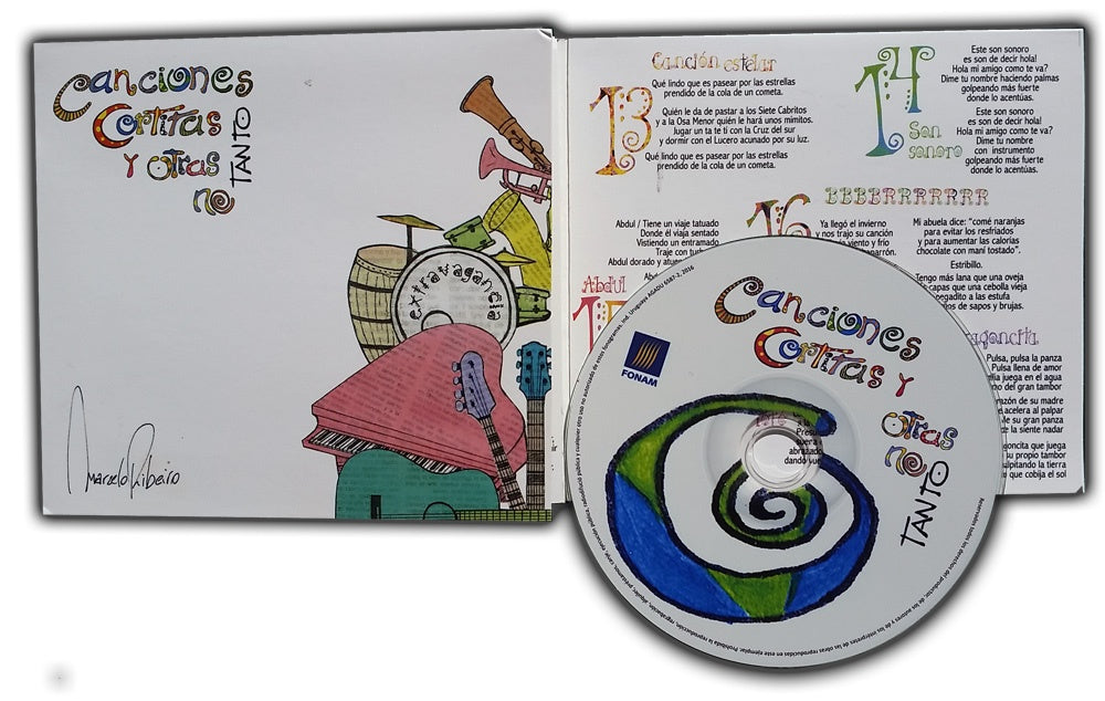 Canciones cortitas y otras no tanto (CD) | MARCELO RIBEIRO