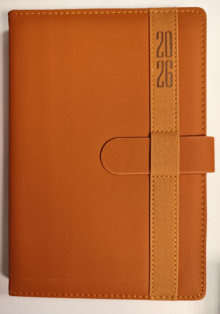 Agenda 2026 - Día por página con precinto | Omega