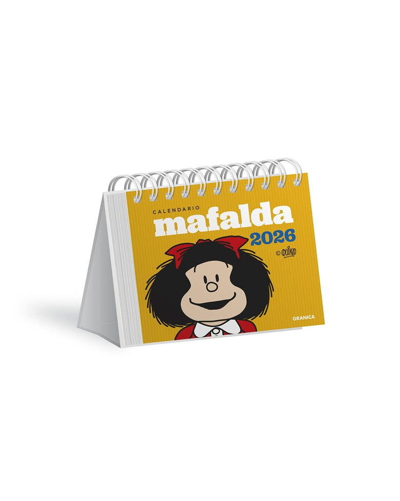 Mafalda 2026, calendario escritorio amarillo
| (QUINO) JOAQUÍN SALVADOR LAVADO TEJÓN