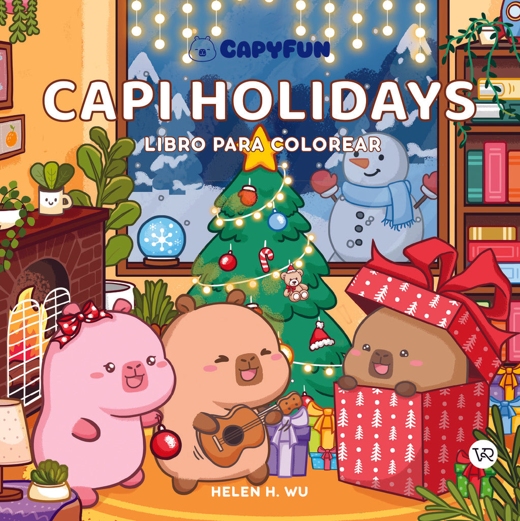 Capi Holidays. Libro para colorear (Capyfun) | HELEN WU