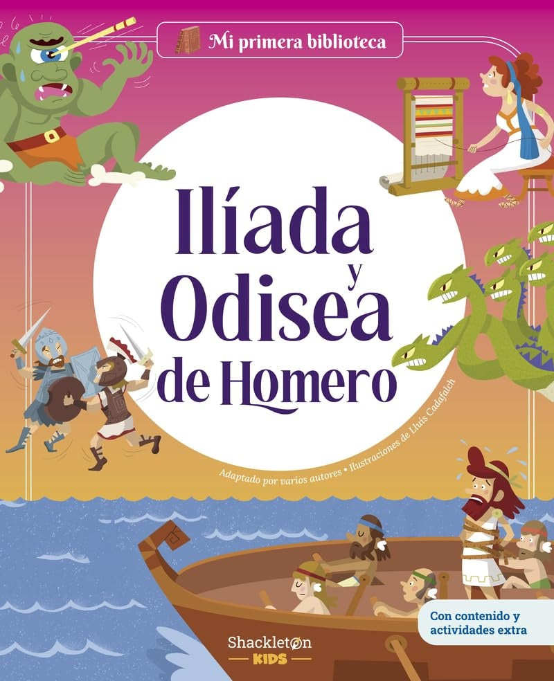 ILIADA Y ODISEA DE HOMERO | LLUÍS CADAFALCH I PLADEVALL | JORDI SOLÉ | HOMERO
