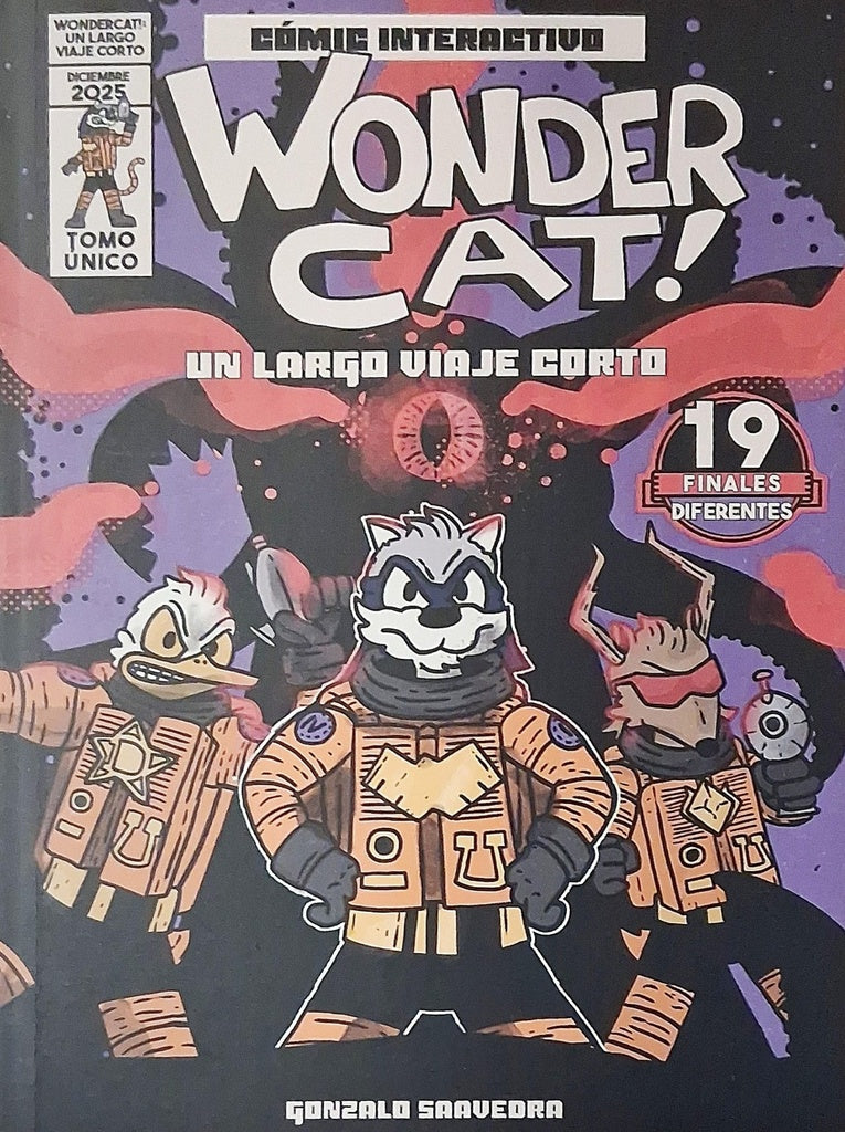 Wondercat! Un largo viaje corto. Cómic interactivo | GONZALO SAAVEDRA