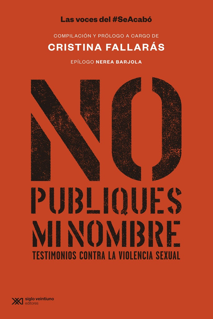 No publiques mi nombre | CRISTINA FALLARAS