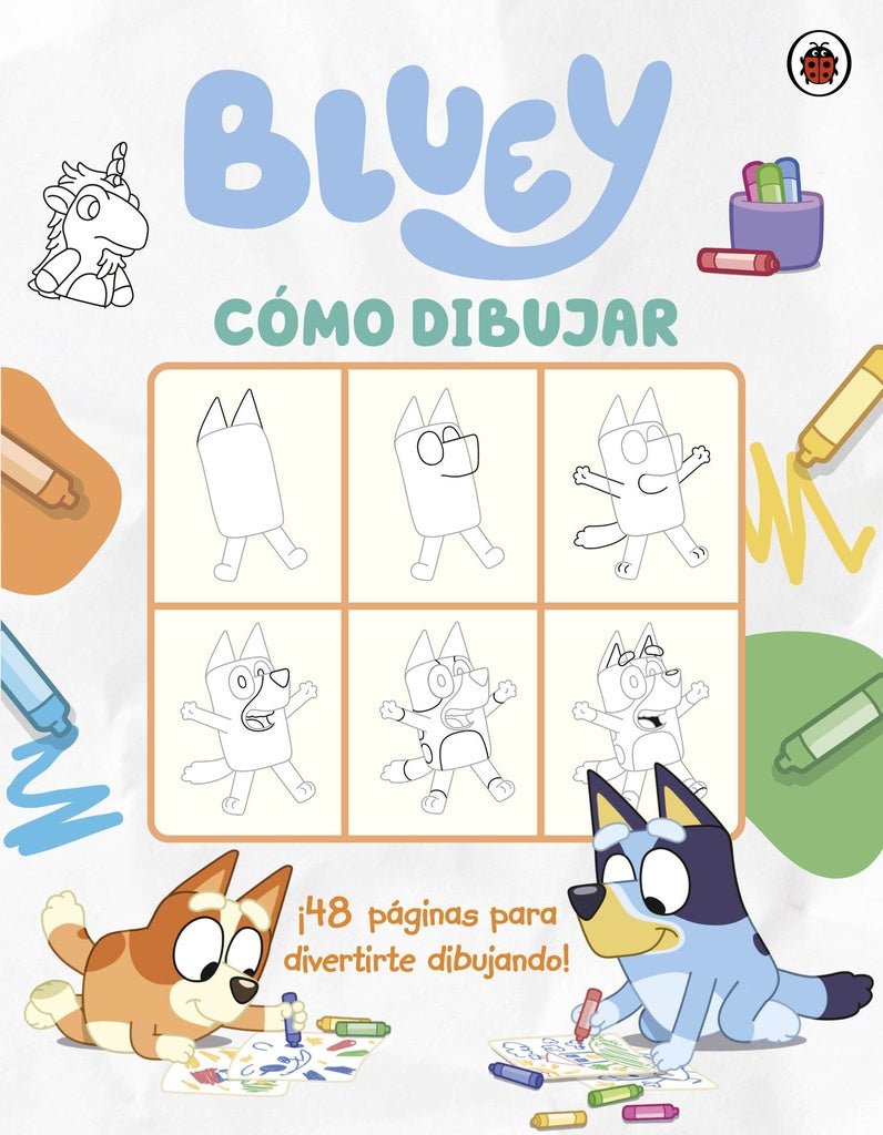 BLUEY. ACTIVIDADES COMO DIBUJAR | BLUEY