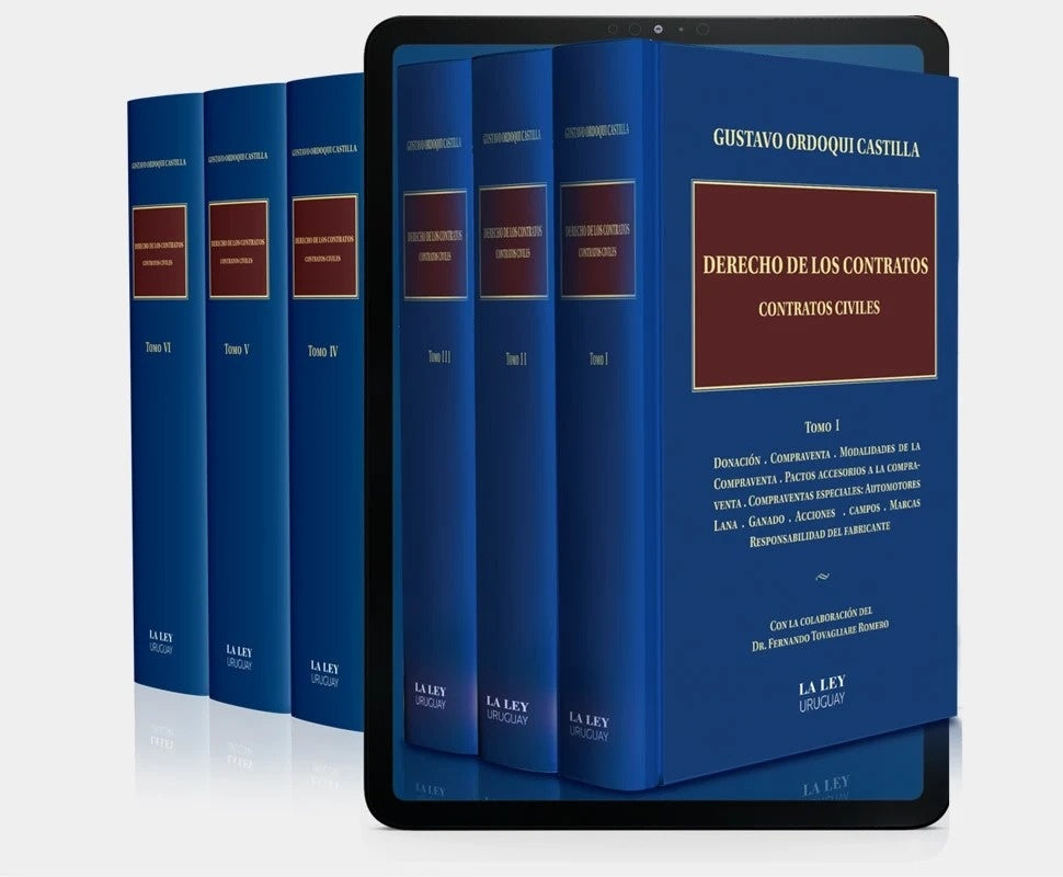 DERECHO DE LOS CONTRATOS | CONTRATOS CIVILES | Tomos IV, V y VI | Gustavo Ordoqui Castilla