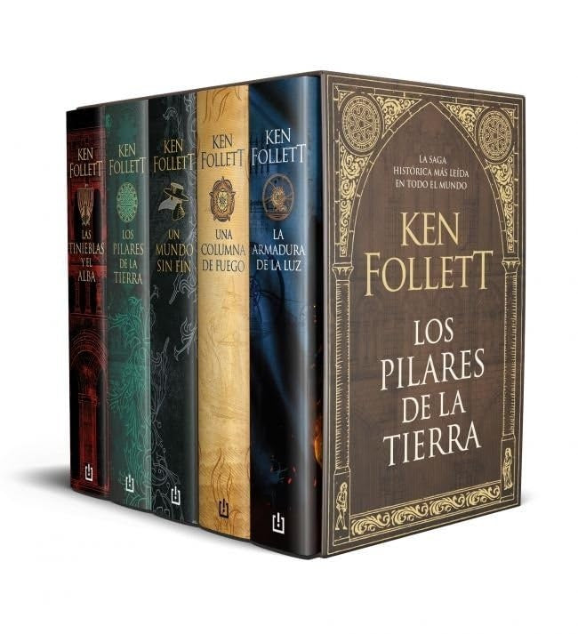ESTUCHE LOS PILARES DE LA TIERRA | Ken Follett