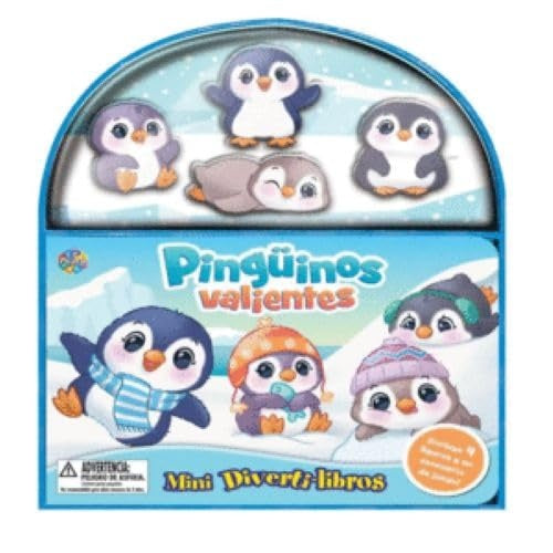 MINI DIVERTILIBROS-PINGÜINOS VALIENTES | Phidal Publishing