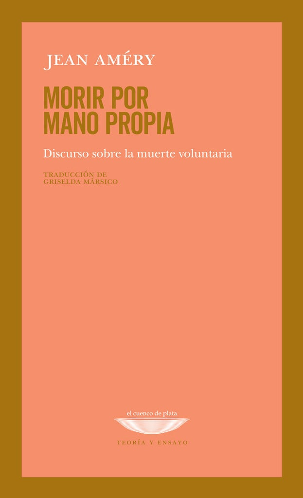 MORIR POR MANO PROPIA | JEAN AMERY