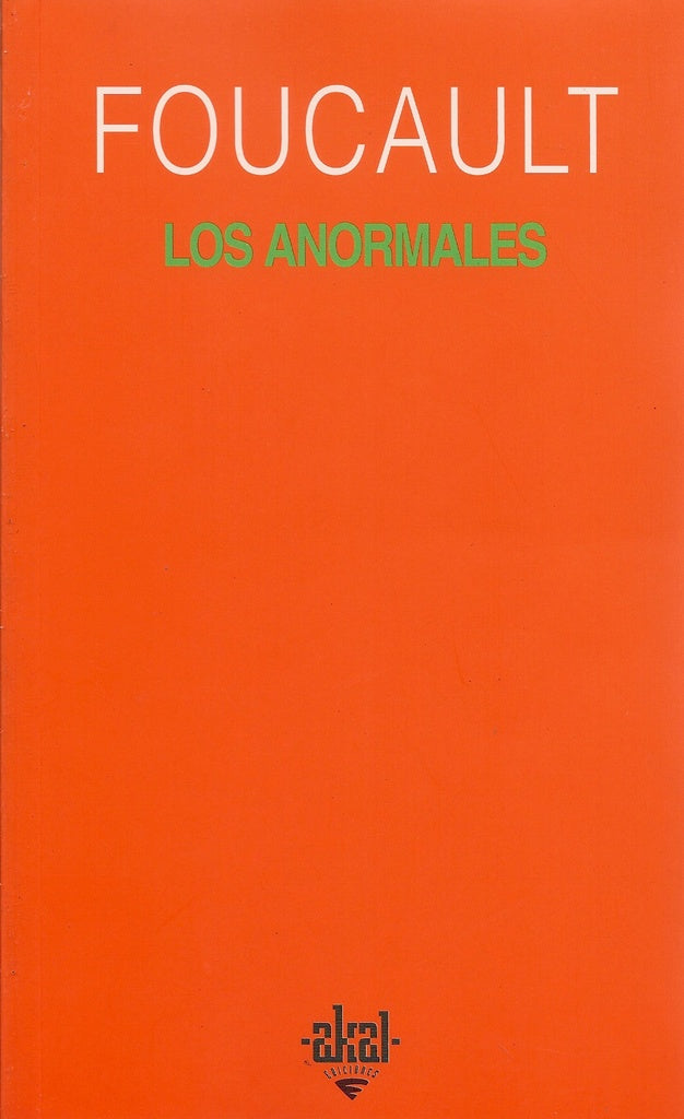 ANORMALES LOS | FOUCAUTL