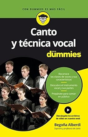 CANTO Y TECNICA VOCAL PARA DUMMIES | ALBERDIDE MIGUELBEGOÑA