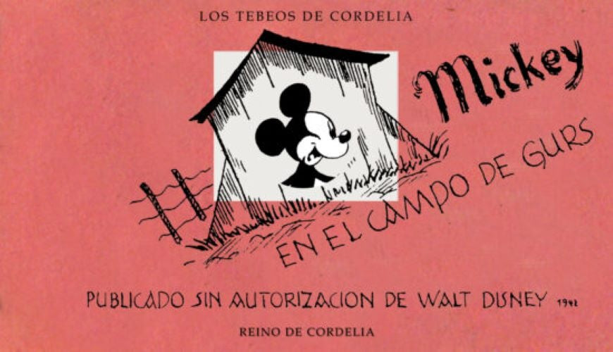 MICKEY EN EL CAMPO DE GURS | ROSENTHALHORST