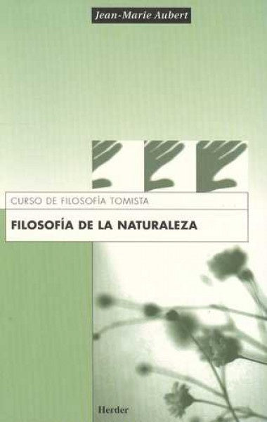 FILOSOFIA DE LA NATURALEZA | AUBERT