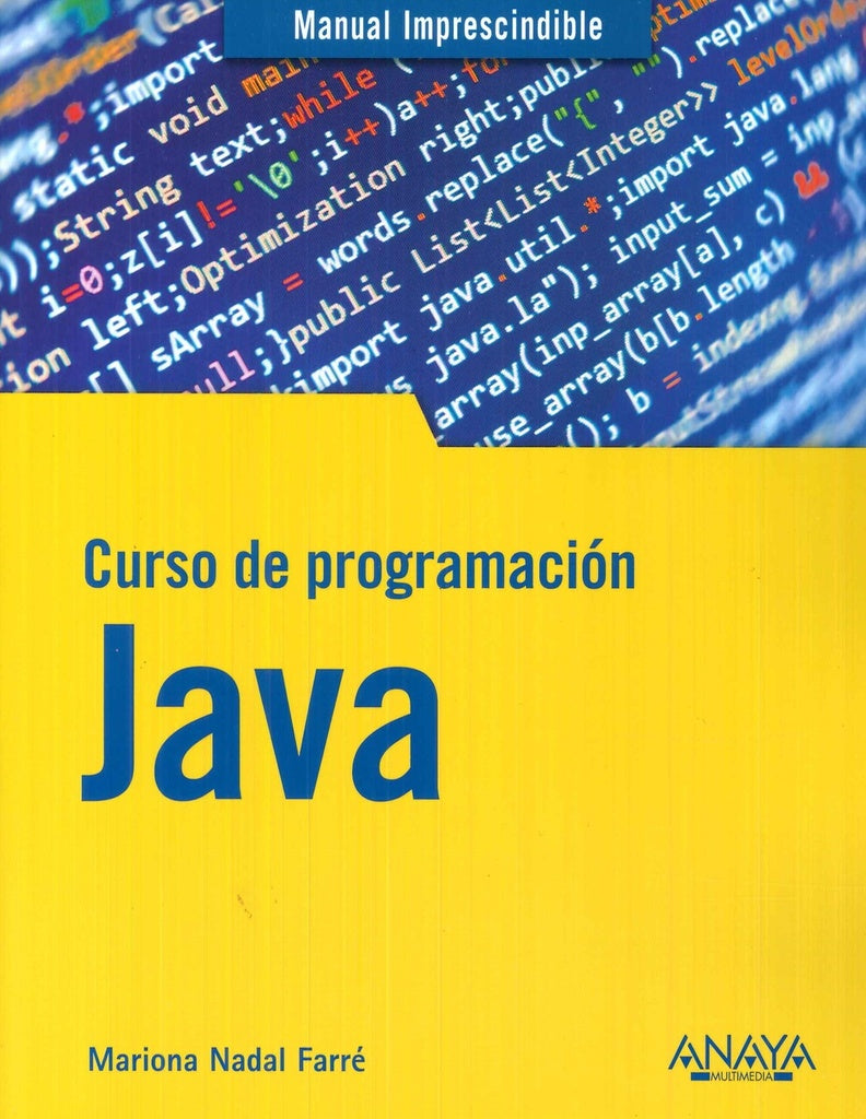 CURSO DE PROGRAMACION JAVA | NADAL MARIONA