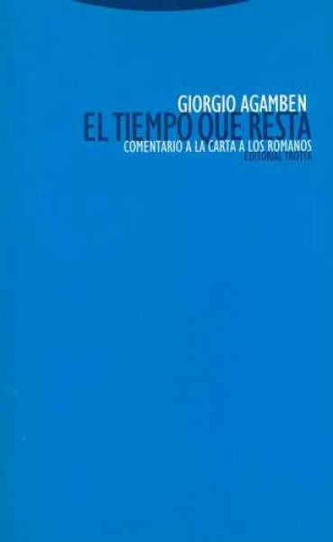 TIEMPO QUE RESTA,EL | AGAMBENGIORGIO