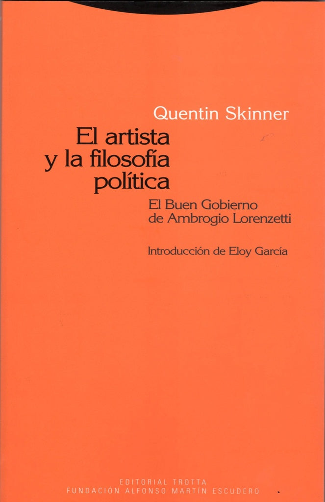 ARTISTA Y LA FILOSOFIA POLITICA,EL | SKINNERQUENTIN