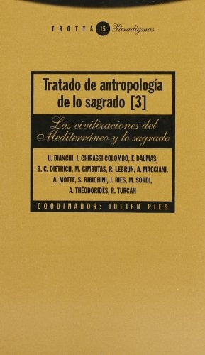 TRATADO ANTROPOLOGIA SAGRADO III | RIESJULIEN