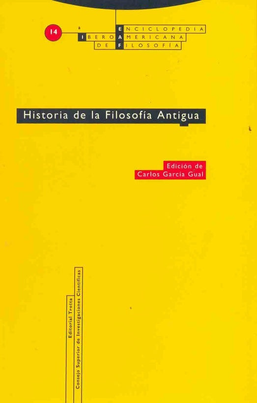 HA,FILOSOFIA ANTIGUA | GARCIA GUAL