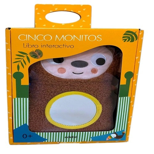 CINCO MONITOS LIBRO INTERACTIVO PARA BEBES | SIN ASIGNAR