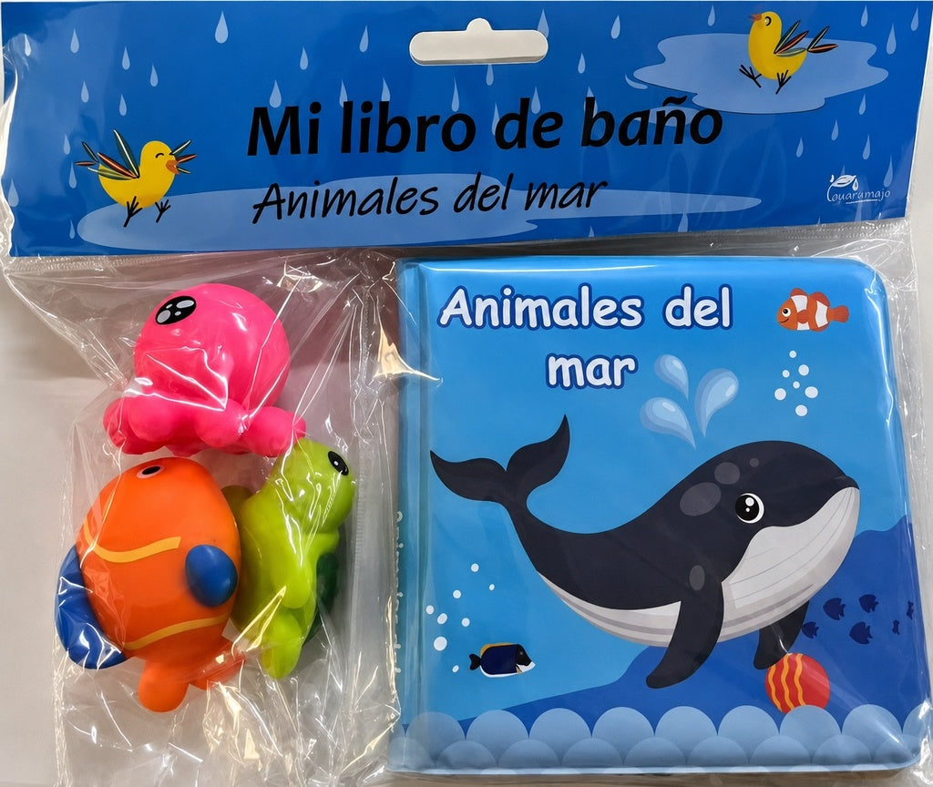 Mi libro de baño: Animales del mar | Varios autores