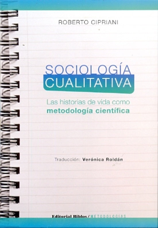 Sociología cualitativa | Roberto Cipriani