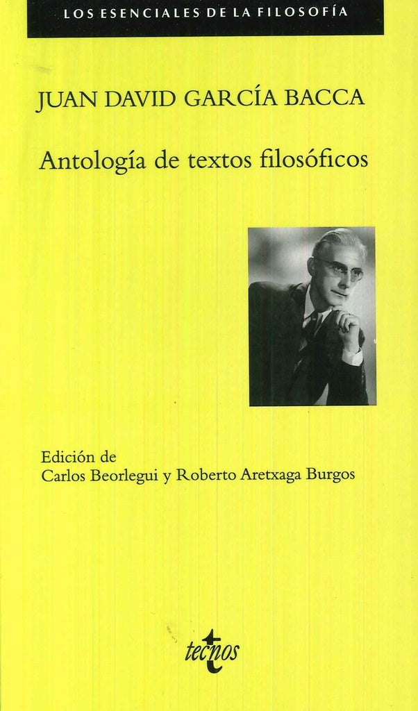 ANTOLOGIA DE TEXTOS FILOSOFICOS | JUAN DAVID GARCIA BACCA