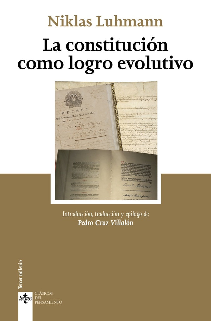 LA CONSTITUCION COMO LOGRO EVOLUTIVO | NIKLAS/CRUZ VILLALON PEDRO LUHMANN