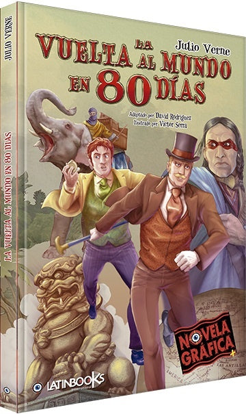 Novela Gráfica: La vuelta al Mundo en 80 días | JULIO VERNE