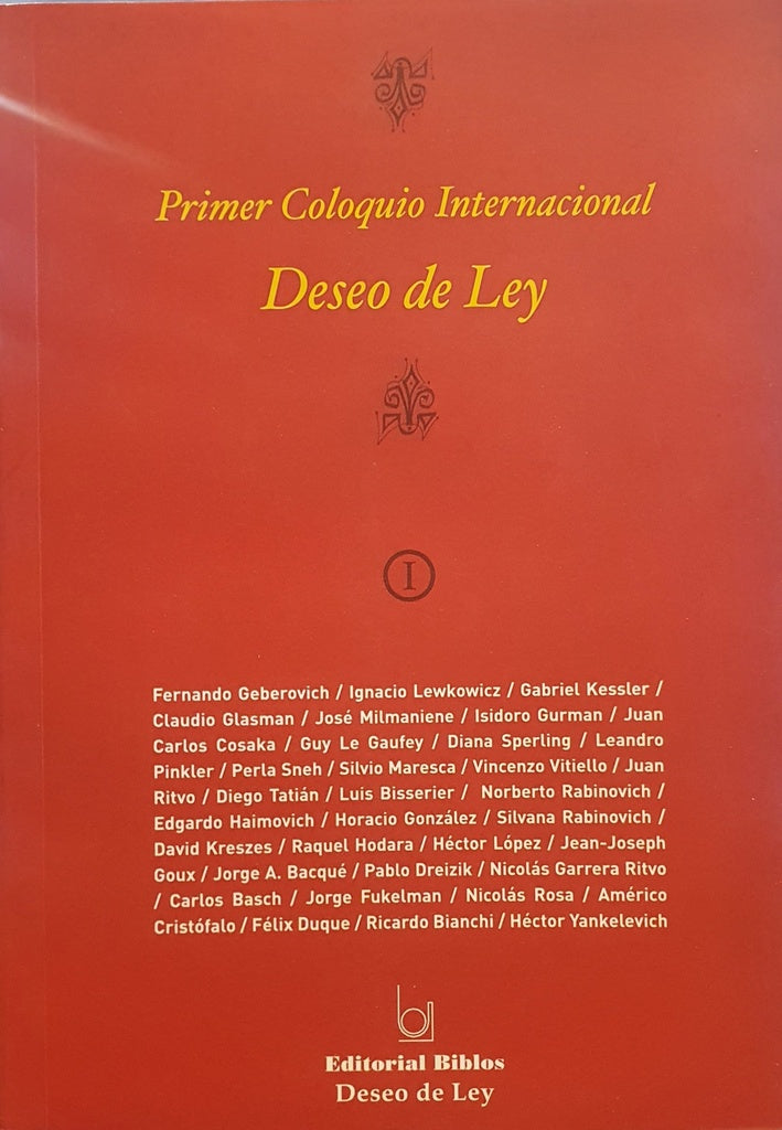 Deseo de ley I | Varios autores
