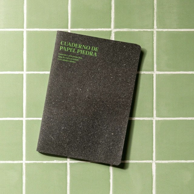 CUADERNO DE PAPEL PIEDRA VERDE | FERA