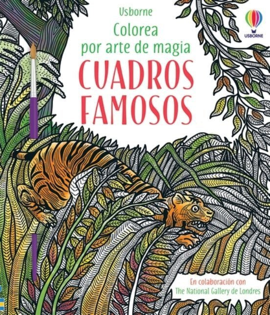 CUADROS FAMOSOS COLOREA POR ARTE DE MAGIA CON PINCEL | ROSIE DICKINS