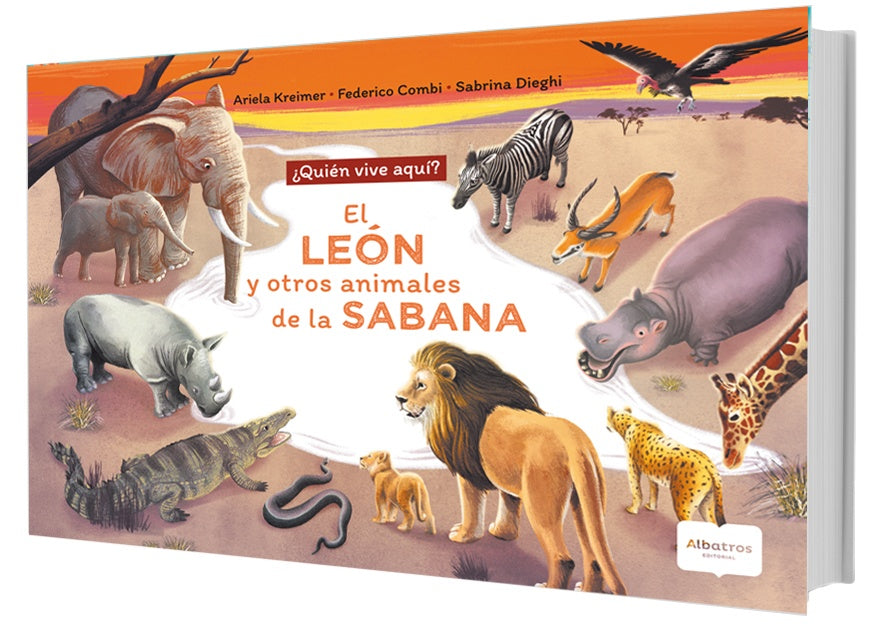 El león y otros animales de la sabana | KREIMER, Combi y otros