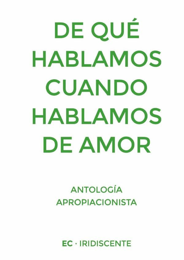 De que hablamos cuando hablamos de amor | ManuelMata Pi?eiro