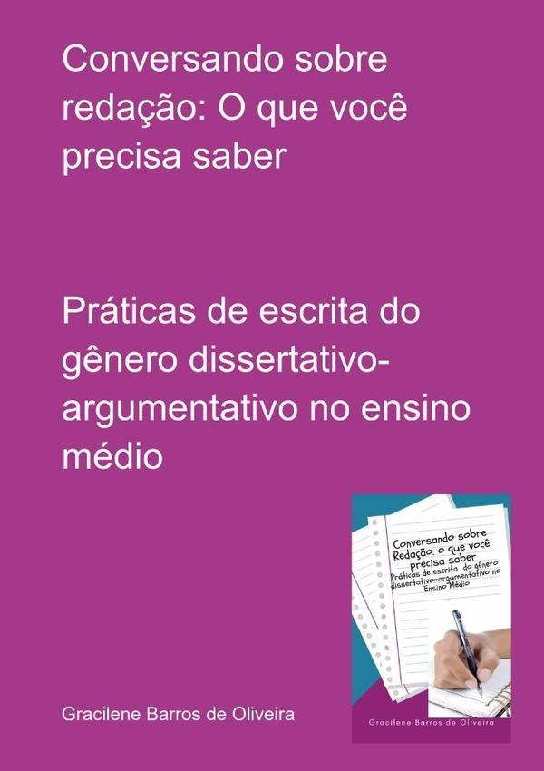 Conversando Sobre Reda??o: O Que Voc? Precisa Saber | GracileneBarrosDe Oliveira