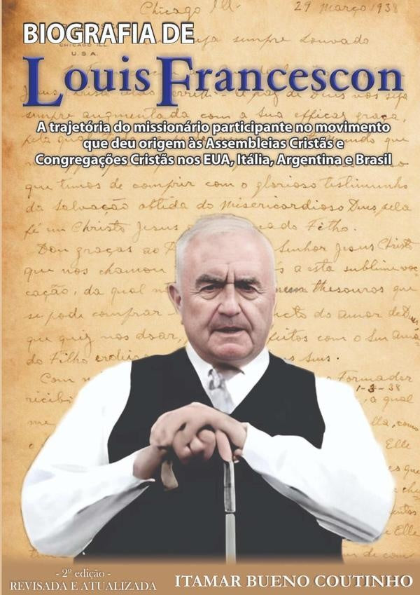 Biografia Louis Francescon, Tamanho A5. | ItamarBueno Coutinho